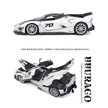 Amazon.co.jp: HTLNUZD 1/18 合金 レーシング スーパーカー